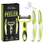 3-in-1 Stainless Steel Vegetable Peeler Set