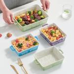 Ceramic Casserole Dish Set with Handles - 2 Pack