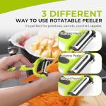3-in-1 Stainless Steel Vegetable Peeler Set