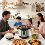 Simple Deluxe 6QT Electric Pressure Cooker & Multi Cooker