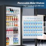 Tylza 350L Glass Door Commercial Beverage Cooler