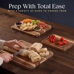 Non-Toxic Acacia Cutting Board Set with Stand