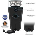 Eco Logic 1/3 HP Garbage Disposal with Splash Guard
