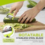 3-in-1 Stainless Steel Vegetable Peeler Set