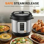Simple Deluxe 6QT Electric Pressure Cooker & Multi Cooker