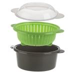 PrepSolutions Mini Microwave Steamer for Quick Cooking
