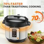 Simple Deluxe 6QT Electric Pressure Cooker & Multi Cooker