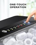 Portable Countertop Ice Maker with Self-Cleaning Feature