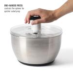 Calphalon 6.3 Qt Stainless Steel Salad Spinner