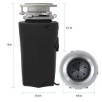 Eco Logic 1/3 HP Garbage Disposal with Splash Guard