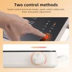 YINGENKOE 1800W Electric Burner with Ceramic Cooktop