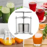 Heavy-Duty Stainless Steel Fruit Wine Press