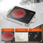 YINGENKOE 1800W Electric Burner with Ceramic Cooktop