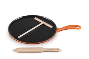 Le Creuset Cast Iron Round Crepe Pan, 10.25