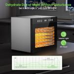 Large Capacity Food Dehydrator with 8 Trays