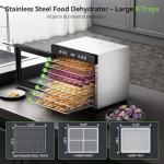 Large Capacity Food Dehydrator with 8 Trays
