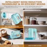 BAIGELONG 5-Speed Hand Electric Mixer with Attachments