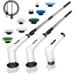 9-in-1 Electric Spin Scrubber with Detachable Handle