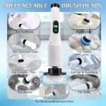 9-in-1 Electric Spin Scrubber with Detachable Handle