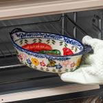Charming Chicken-Shaped Ceramic Casserole Dish