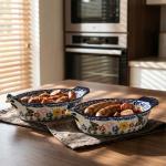 Charming Chicken-Shaped Ceramic Casserole Dish