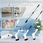 9-in-1 Electric Spin Scrubber with Detachable Handle