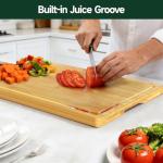 3-Piece Bamboo Cutting Board Set for Kitchen