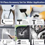 Kiato 10-in-1 Handheld Steam Cleaner