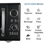 Emerson Retro Microwave with Grill Function, 0.9 Cu. Ft