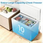 Antarctic Star 10.0 Cu Ft Chest Freezer with Baskets
