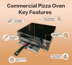 BeyGior 12-Inch Electric Pizza Oven with Window