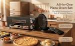 BeyGior 12-Inch Electric Pizza Oven with Window
