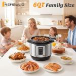 16-in-1 Electric Pressure Cooker with Recipe Book
