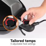 I-Keukenn 1500W Portable Electric Grill, Gray