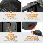 1500W Electric Deep Fryer with Adjustable Control