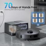 SHELIKI 3-in-1 Robot Vacuum and Mop Combo