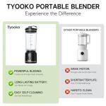 Rechargeable Portable Blender for Smoothies and Shakes