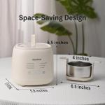 Meedome 6-in-1 Electric Egg Cooker and Steamer