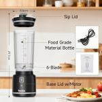 Rechargeable Portable Blender for Smoothies and Shakes