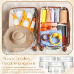 Patelai 4-Pack Leak-Proof Plastic Storage Jars