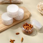 Patelai 4-Pack Leak-Proof Plastic Storage Jars