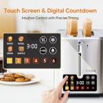 Trisiko® 2-Slice Smart Touch Screen Toaster