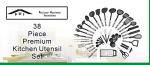 38-Piece Kitchen Utensils Set for Home Cooking