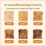 Trisiko® 2-Slice Smart Touch Screen Toaster