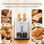 Trisiko® 2-Slice Smart Touch Screen Toaster