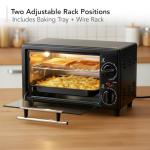 8L Electric Toaster Oven with Timer and Adjustable Heat