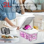 10-in-1 Vegetable Chopper with Container and Blades