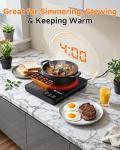 1800W Portable Induction Cooktop with Timer