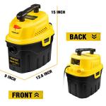 STANLEY 3 Gallon 3 Peak HP Wet Dry Vacuum