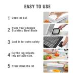 10-in-1 Vegetable Chopper with Container and Blades